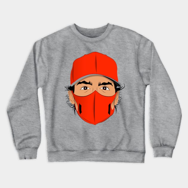 Carlos in Red Crewneck Sweatshirt by Worldengine